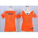 nike women nfl jerseys denver broncos #18 peyton manning orange[fashion Rhinestone sequins]