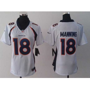 nike women nfl jerseys denver broncos #18 peyton manning white[new nike]