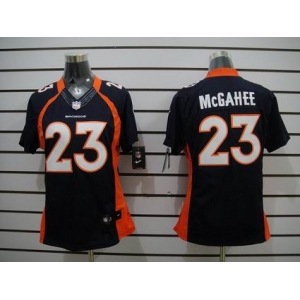 nike women nfl jerseys denver broncos #23 mcgahee blue[nike limited]