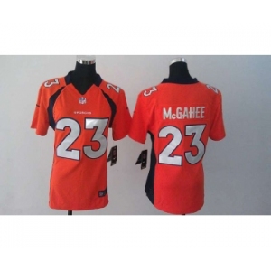 nike women nfl jerseys denver broncos #23 mcgahee orange[nike]