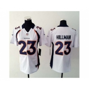 nike women nfl jerseys denver broncos #23 ronnie hillman white[nike][hillman]