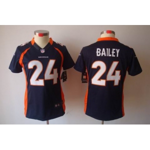 nike women nfl jerseys denver broncos #24 bailey blue[nike limited]