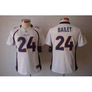 nike women nfl jerseys denver broncos #24 bailey white[nike limited]