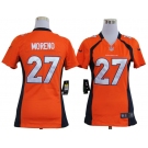 nike women nfl jerseys denver broncos #27 moreno orange[nike]