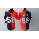 nike women nfl jerseys denver broncos #58 miller blue-orange[nike split]