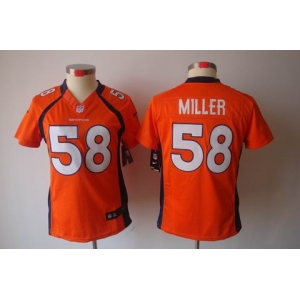 nike women nfl jerseys denver broncos #58 miller orange[nike limited]