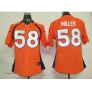 nike women nfl jerseys denver broncos #58 miller orange[nike]