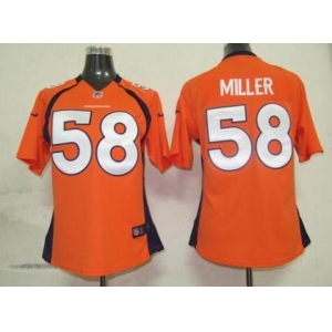 nike women nfl jerseys denver broncos #58 miller orange[nike]