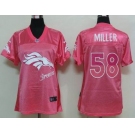 nike women nfl jerseys denver broncos #58 miller pink[2012 fem fan]