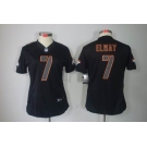 nike women nfl jerseys denver broncos #7 john elway black[nike impact limited]