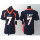 nike women nfl jerseys denver broncos #7 john elway blue[new nike]