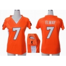 nike women nfl jerseys denver broncos #7 john elway orange[draft him ii top]