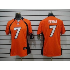 nike women nfl jerseys denver broncos #7 john elway orange[nike limited]