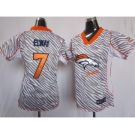 nike women nfl jerseys denver broncos #7 john elway[fem fan zebra]