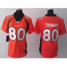 nike women nfl jerseys denver broncos #80 thomas orange[new nike]