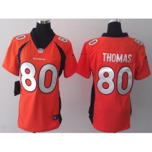 nike women nfl jerseys denver broncos #80 thomas orange[new nike]