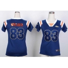 nike women nfl jerseys denver broncos #83 wes welker blue[fashion Rhinestone sequins]