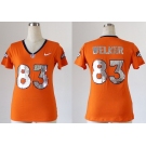 nike women nfl jerseys denver broncos #83 wes welker orange[刺绣亮片]