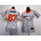 nike women nfl jerseys denver broncos #87 eric decker [fem fan zebra]