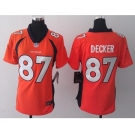 nike women nfl jerseys denver broncos #87 eric decker orange[new nike]