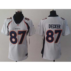 nike women nfl jerseys denver broncos #87 eric decker white[new nike]