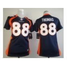 nike women nfl jerseys denver broncos #88 thomas blue[nike limited]