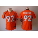 nike women nfl jerseys denver broncos #92 dumervil orange[nike limited]