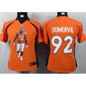nike women nfl jerseys denver broncos #92 dumervil orange[portrait fashion]