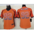 nike women nfl jerseys denver broncos #92 williams orange[williams][Elite drift fashion]