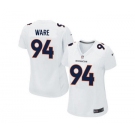 nike women nfl jerseys denver broncos #94 ware white[new game]