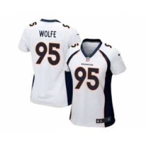 nike women nfl jerseys denver broncos #95 wolfe white[nike]