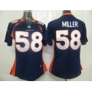 nike womennfl jerseys denver broncos #58 miller blue[nike]