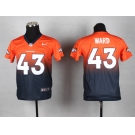 nike youth nfl jerseys denver broncos #43 ward orange-blue[nike drift fashion][second version]