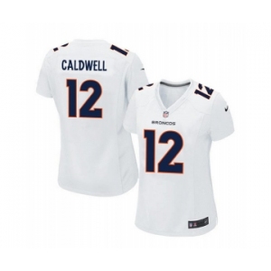 women nike nfl jerseys denver broncos #12 caldwell white[new game][caldwell]