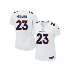 women nike nfl jerseys denver broncos #23 ronnie hillman white[new game][hillman]