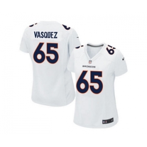 women nike nfl jerseys denver broncos #65 vasquez white[new game][vasquez]