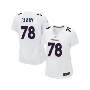 women nike nfl jerseys denver broncos #78 clady white[new game]