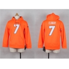 Nike Youth denver broncos #7 Elway orange jerseys(Pullover Hoodie)