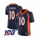 Youth Denver Broncos #10 Emmanuel Sanders Navy Blue Alternate Vapor Untouchable Limited Player 100th Season Football Jersey