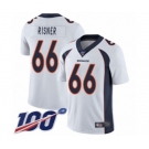 Youth Denver Broncos #66 Dalton Risner White Vapor Untouchable Limited Player 100th Season Football Jersey