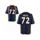 Youth Denver Broncos #72 Garett Bolles Nike Blue 2017 Draft Pick Game Jersey