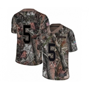 Youth Nike Cleveland Browns #5 Tyrod Taylor Limited Camo Rush Realtree NFL Jersey