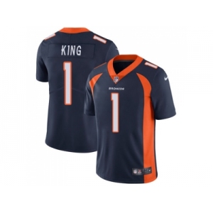 Youth Nike Denver Broncos #1 Marquette King Blue Alternate Stitched NFL Vapor Untouchable Limited Jersey