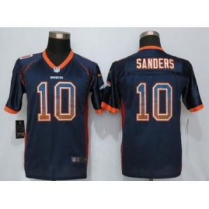 Youth Nike Denver Broncos #10 Emmanuel Sanders Drift Fashion Blue Jersey