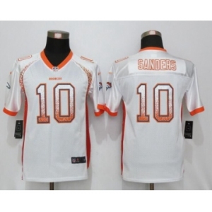 Youth Nike Denver Broncos #10 Emmanuel Sanders Drift Fashion White Jersey