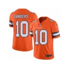 Youth Nike Denver Broncos #10 Emmanuel Sanders Limited Orange Rush NFL Jersey