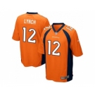 Youth Nike Denver Broncos #12 Paxton Lynch Orange Team Color Stitched NFL Jersey[Lynch]