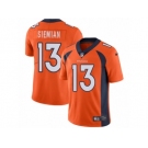 Youth Nike Denver Broncos #13 Trevor Siemian Vapor Untouchable Limited Orange Team Color NFL Jersey