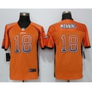 Youth Nike Denver Broncos #18 Peyton Manning Drift Fashion Orange Jersey