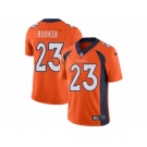 Youth Nike Denver Broncos #23 Devontae Booker Vapor Untouchable Limited Orange Team Color NFL Jersey